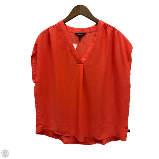 Top Sleeveless By Banana Republic In Coral, Size: L