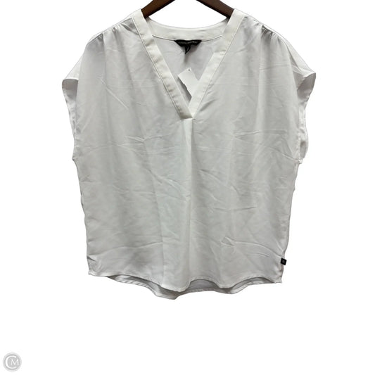 Top Sleeveless By Banana Republic In White, Size: L