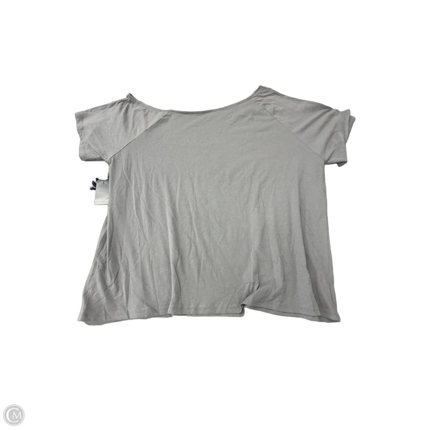 Top Short Sleeve By New Era In Grey, Size: 1x