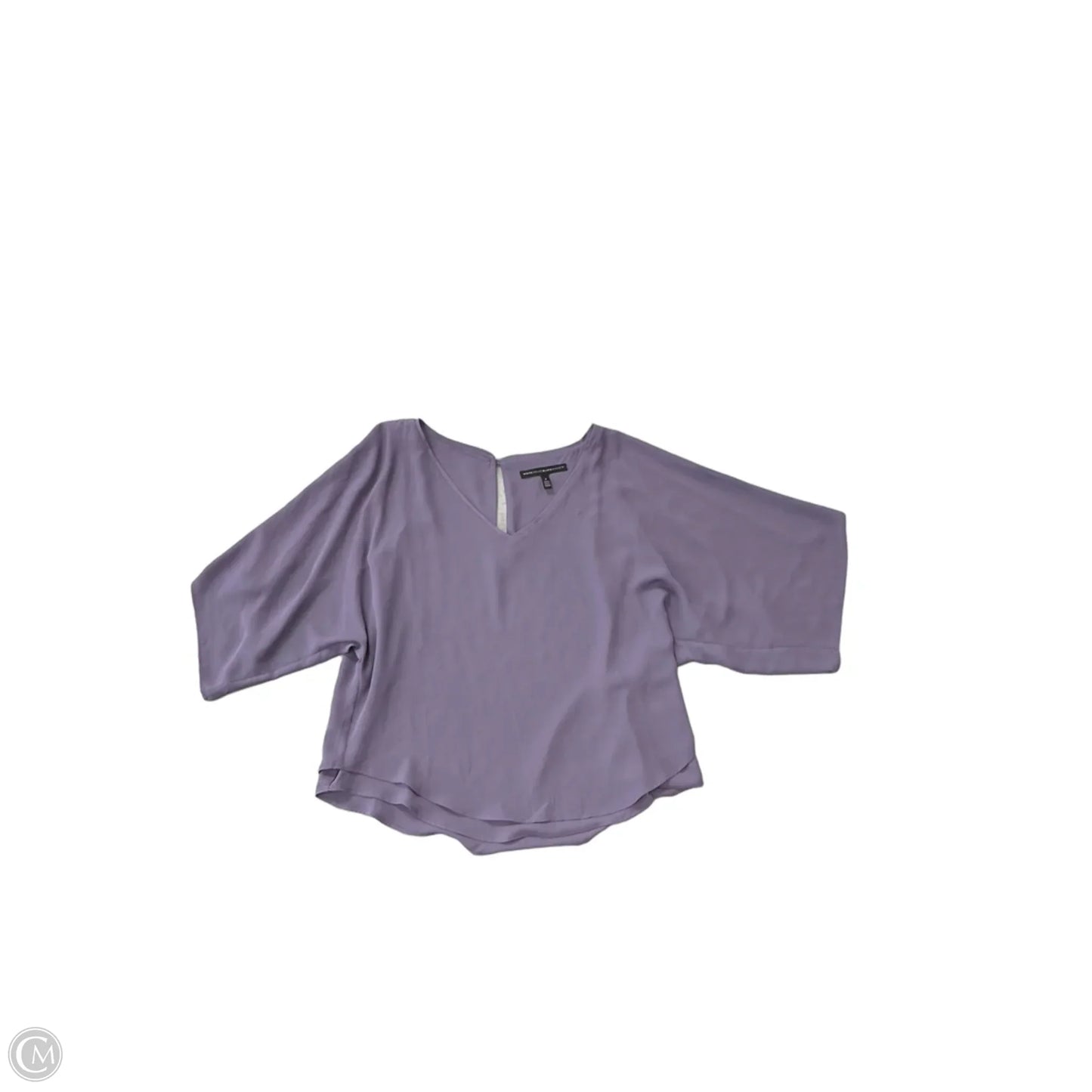 Top Short Sleeve By White House Black Market In Purple, Size: S