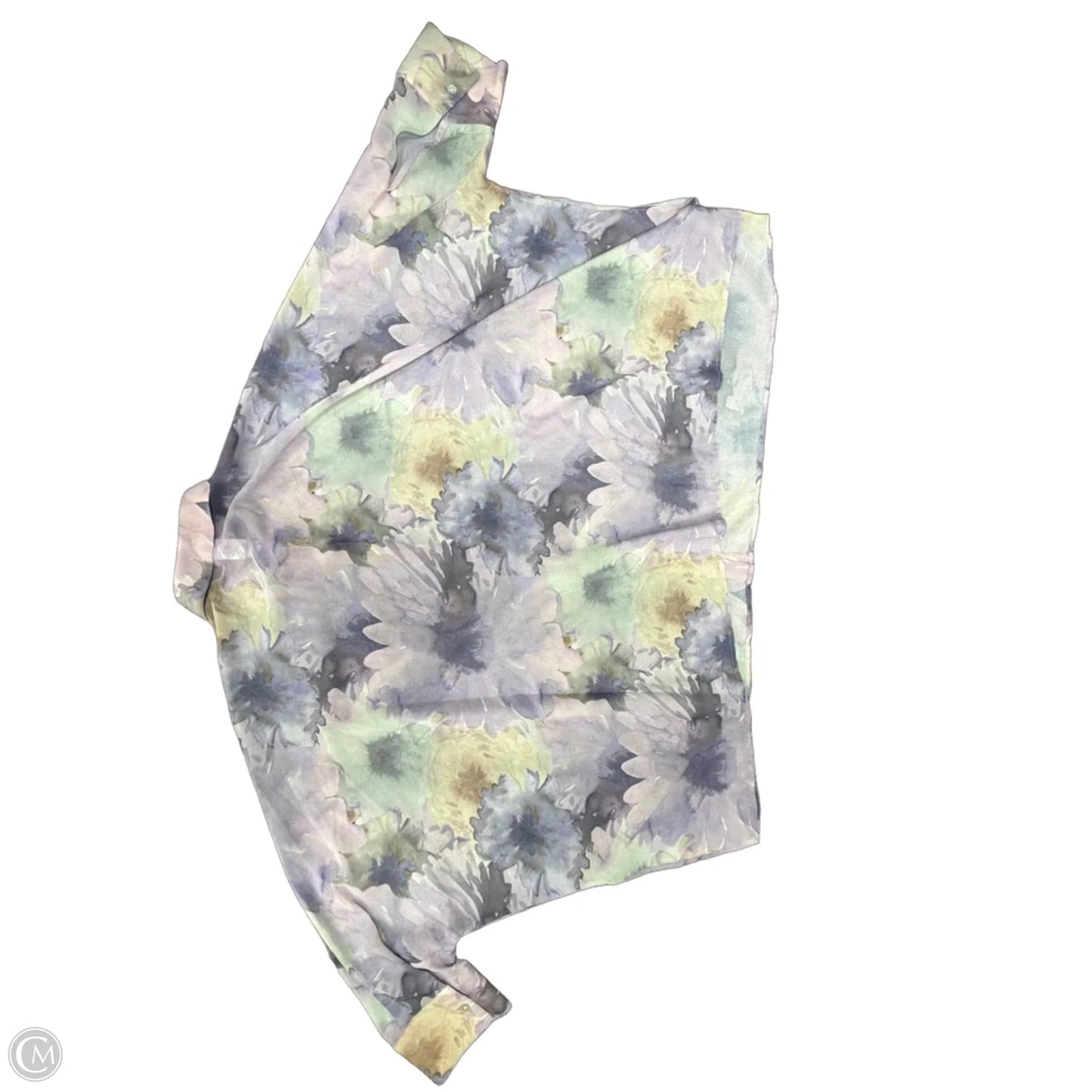 Top Long Sleeve By Clothes Mentor In Floral Print, Size: M