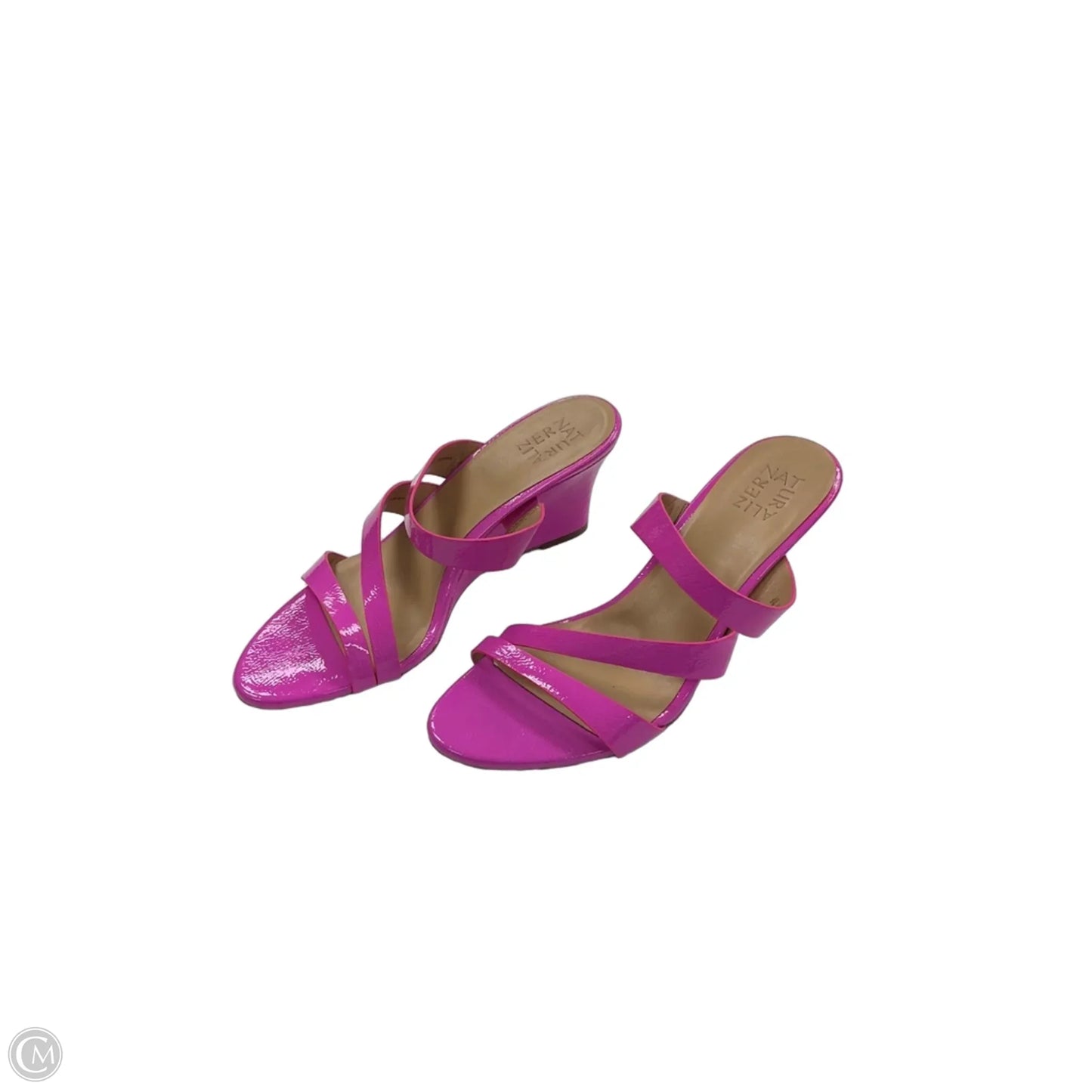 Sandals Heels Wedge By Naturalizer In Pink, Size: 9