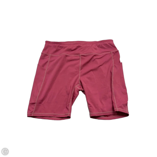 Athletic Shorts By Clothes Mentor In Pink, Size: 3x