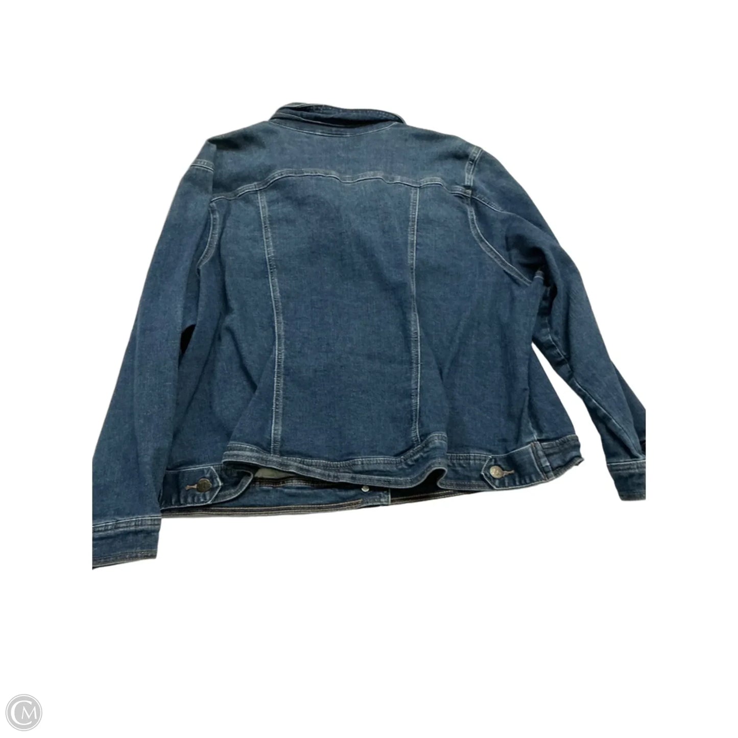 Jacket Denim By Westport In Blue Denim, Size: 3x