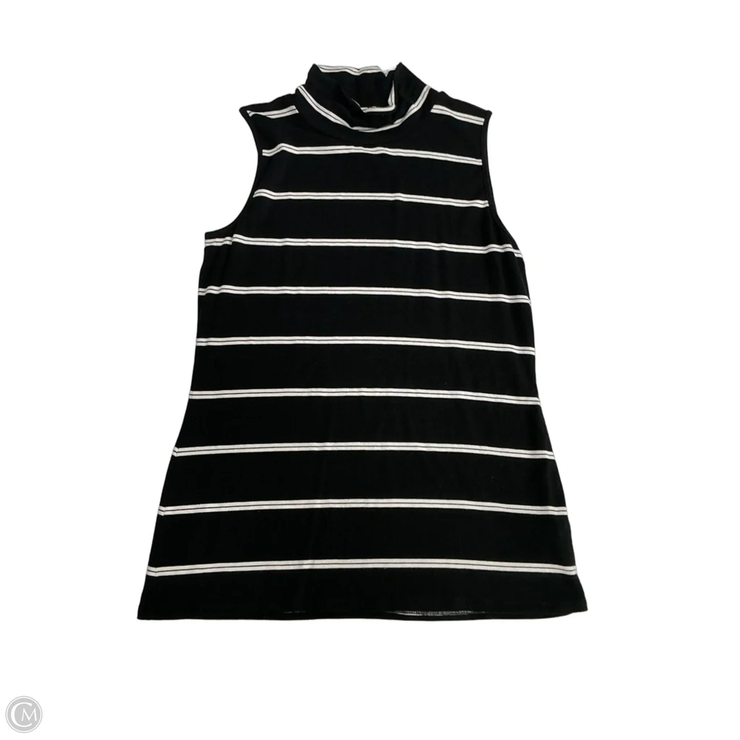 Top Sleeveless By Vince Camuto In Striped Pattern, Size: M