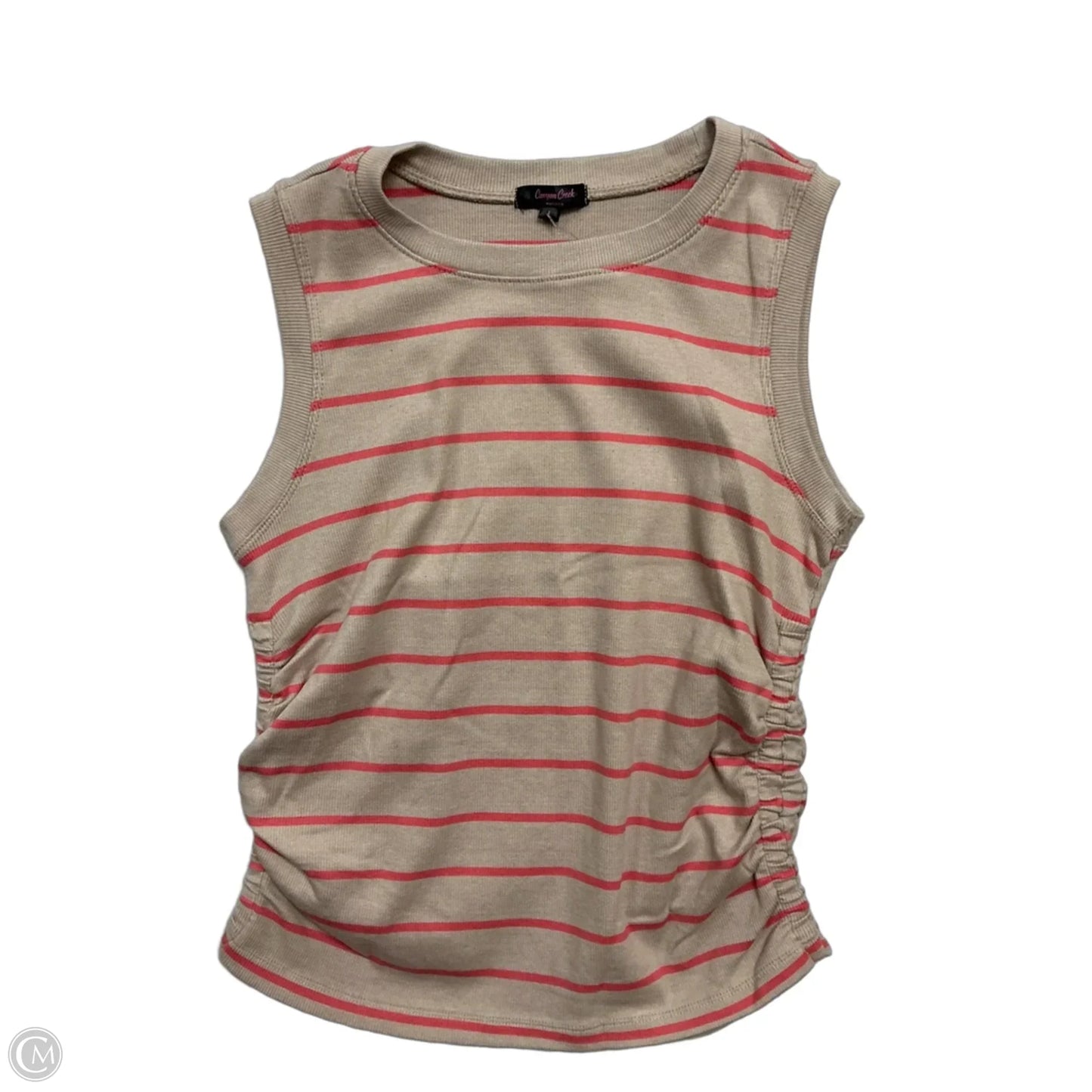 Tank Top By Clothes Mentor In Striped Pattern, Size: L