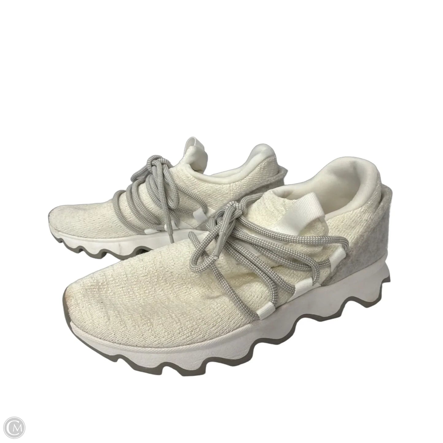 Shoes Athletic By Sorel In Cream & Grey, Size: 7.5