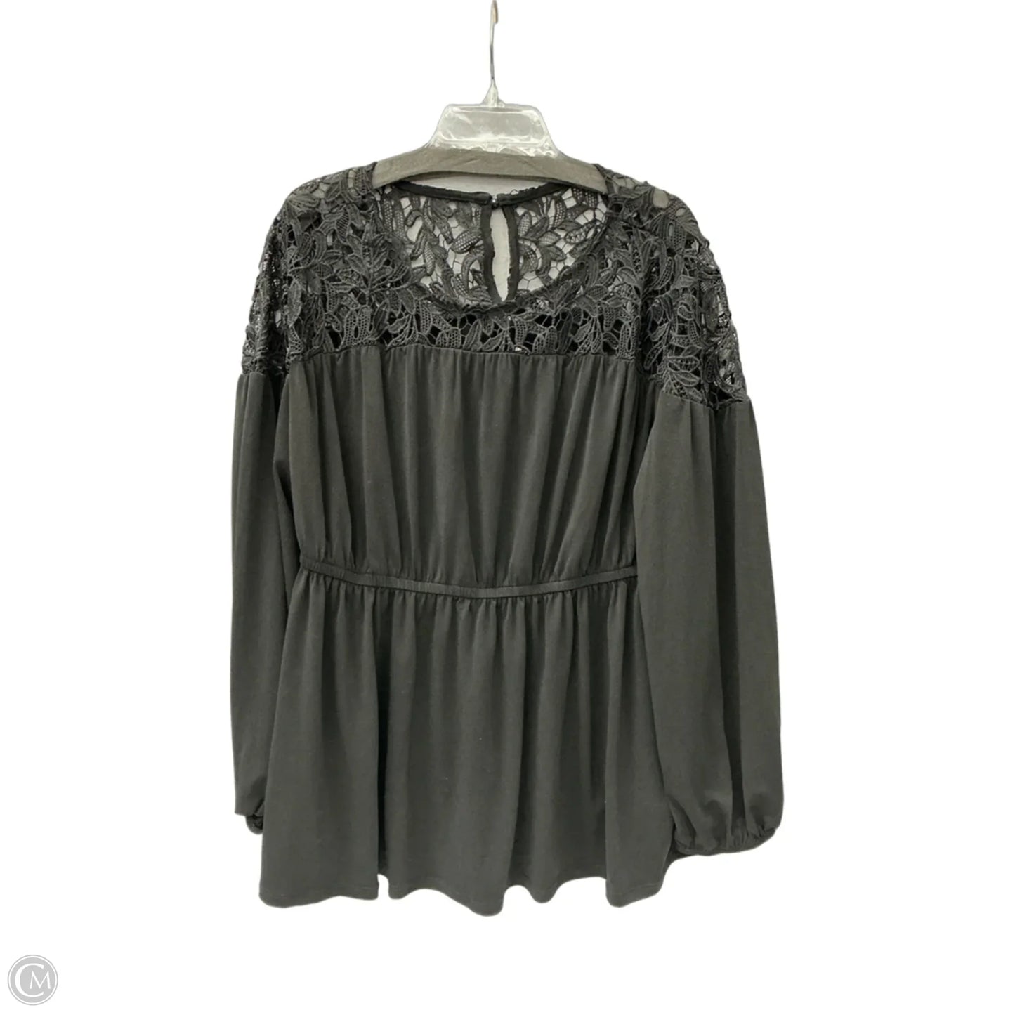 Top Long Sleeve By Torrid In Black, Size: 2x