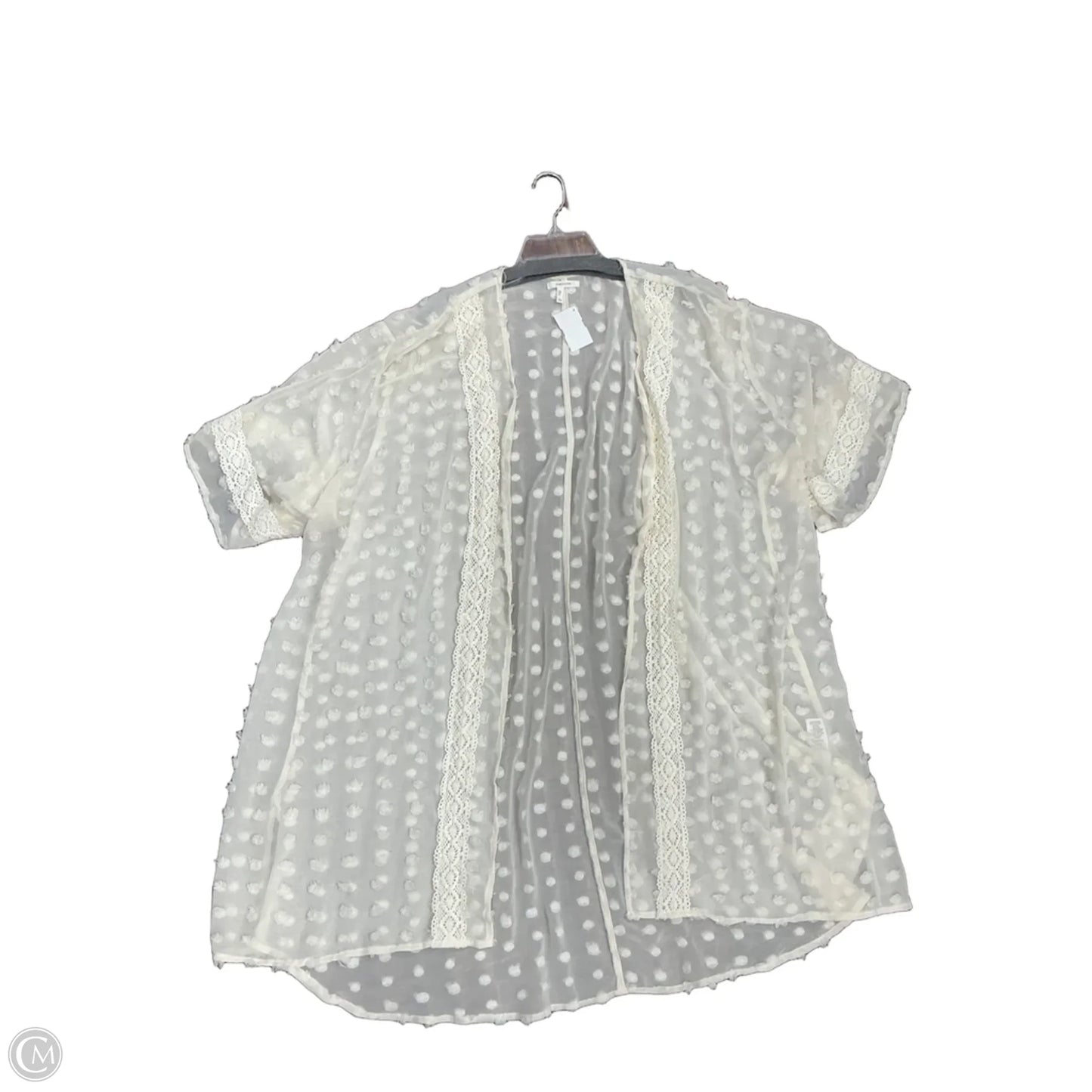 Kimono By Maurices In Cream, Size: 2x