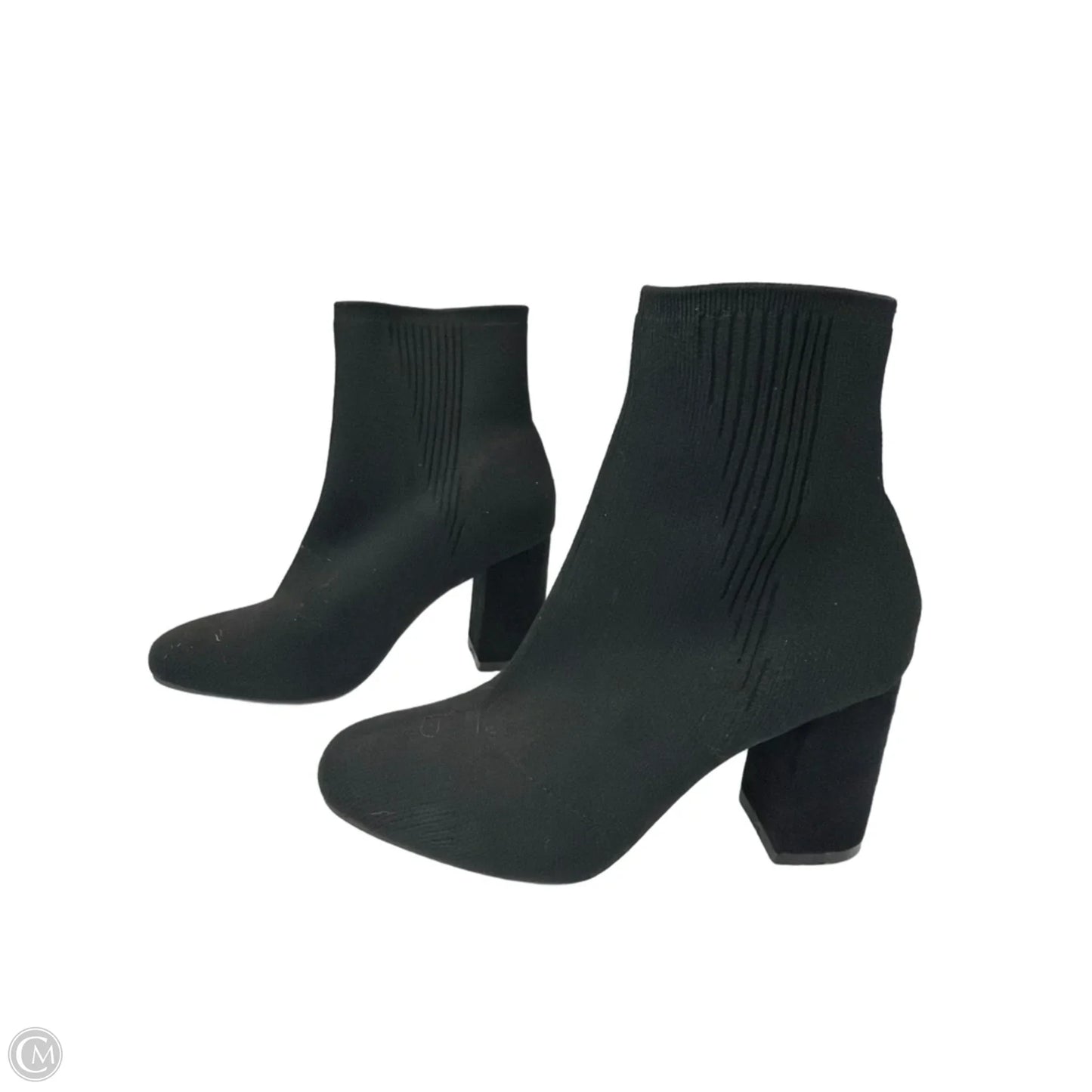 Boots Ankle Heels By Mia In Black, Size: 6