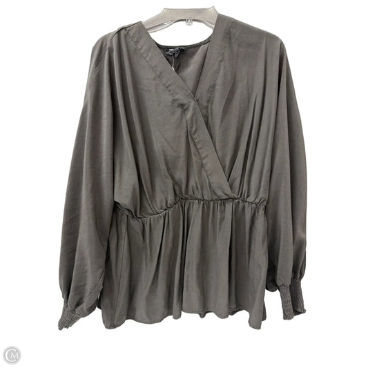 Top Long Sleeve By Heyson In Black, Size: L