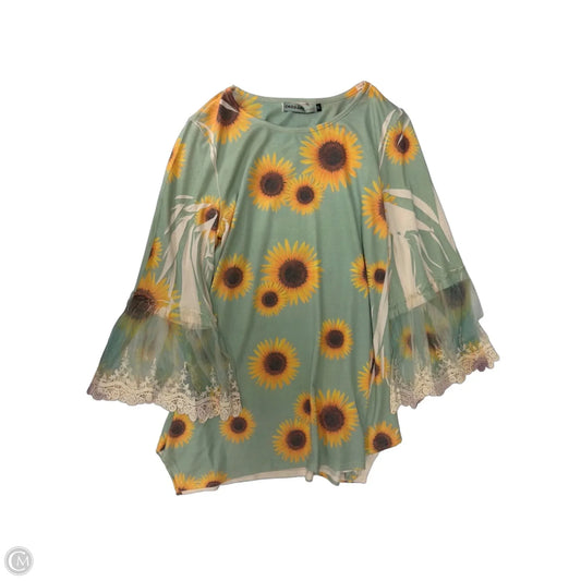 Top Long Sleeve By Clothes Mentor In Multi-colored, Size: M