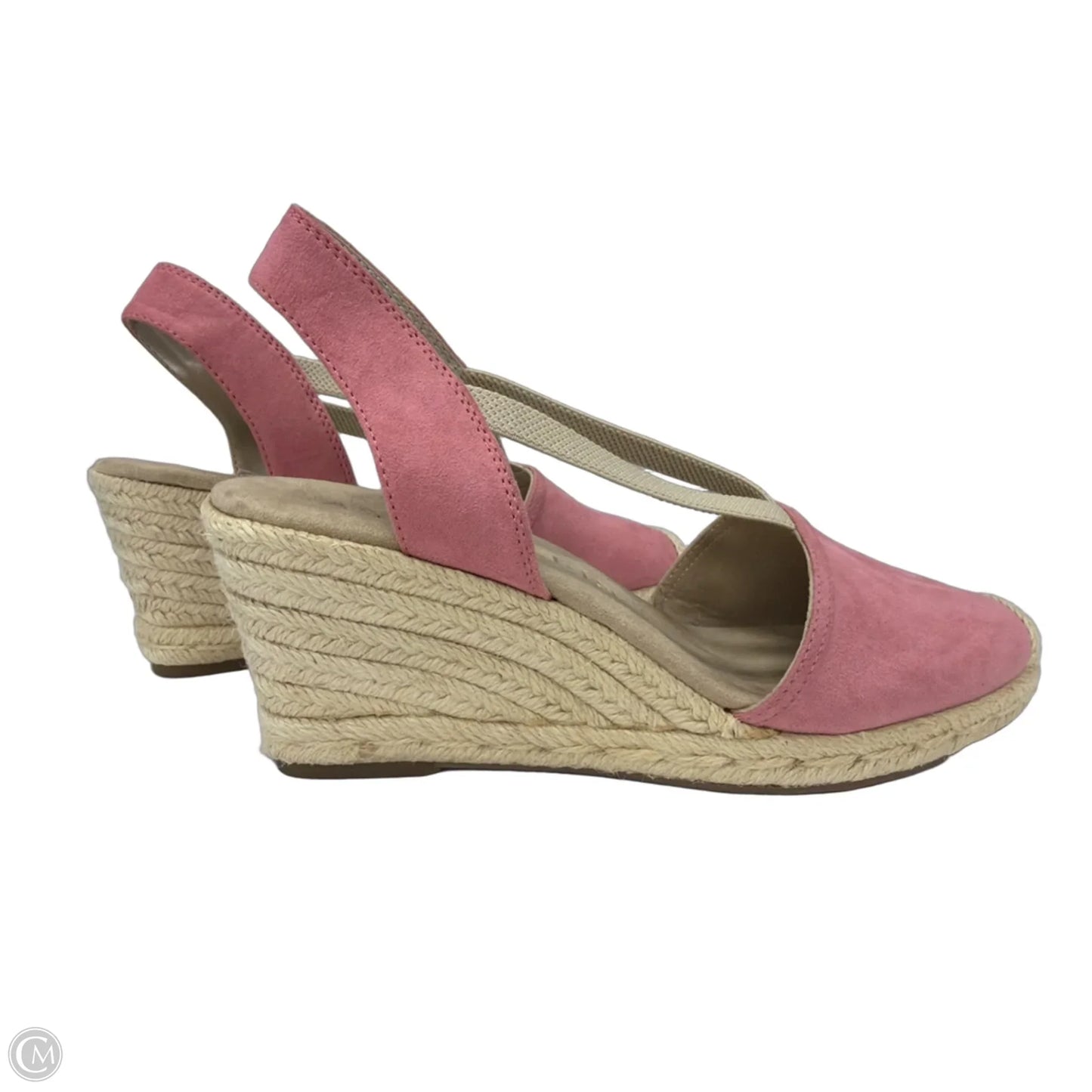 Shoes Heels Wedge By Anne Klein In Pink, Size: 7.5