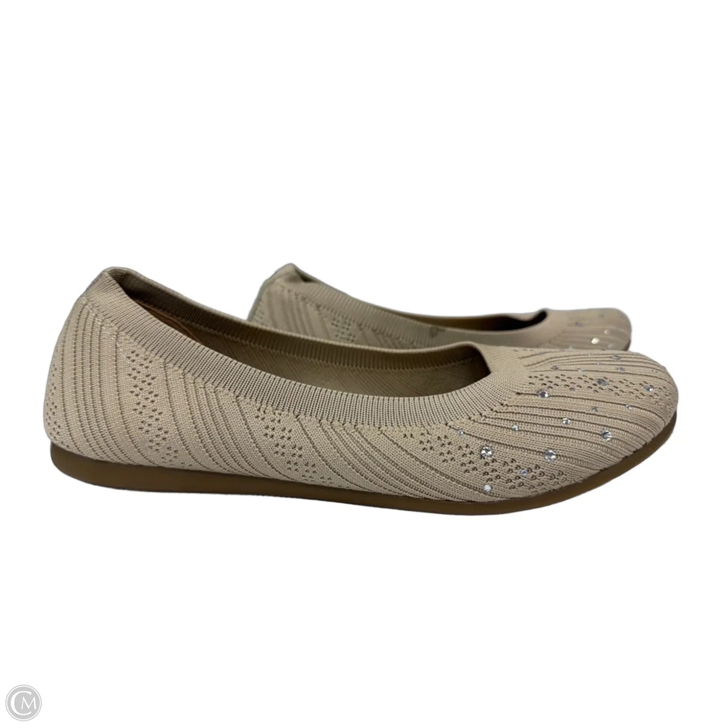 Shoes Flats By Clothes Mentor In Taupe, Size: 8