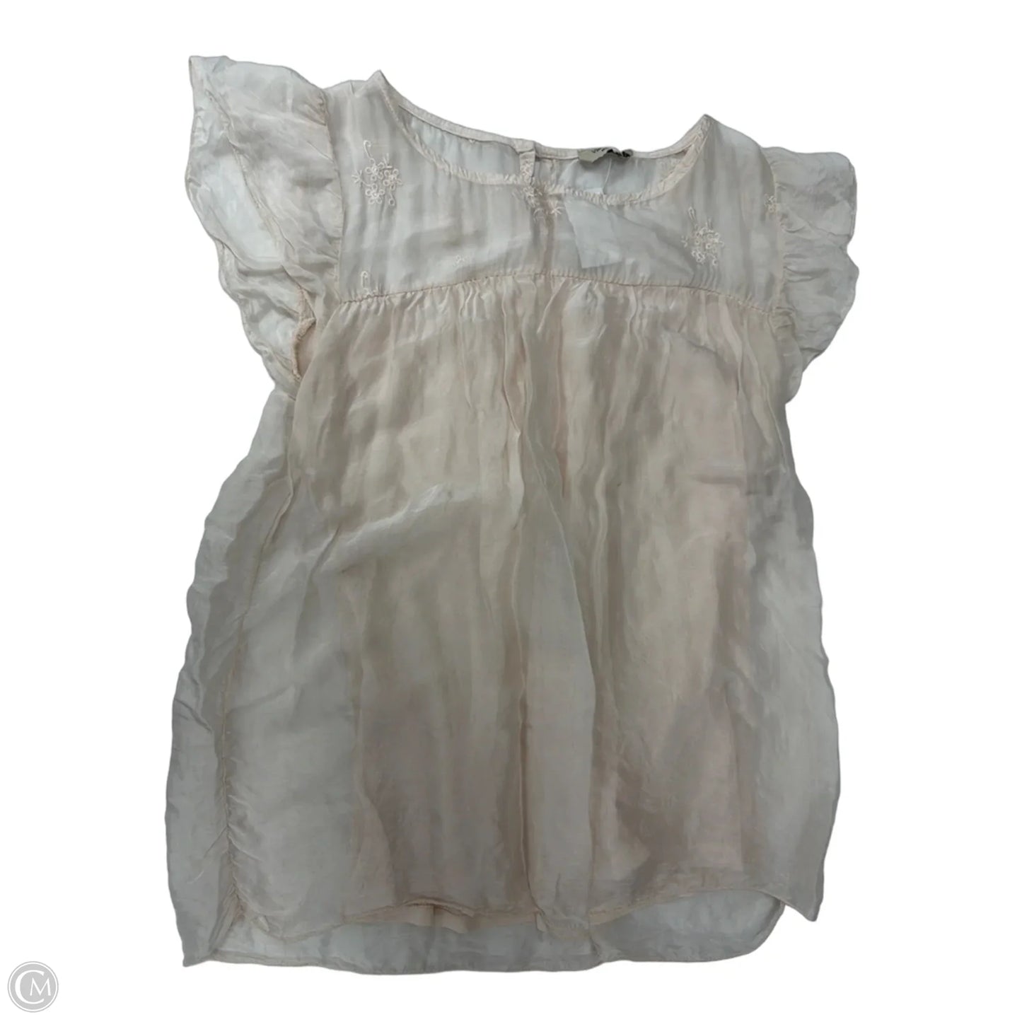 Top Short Sleeve By Clothes Mentor In Pink, Size: M