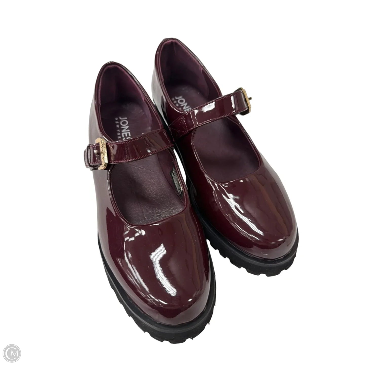 Shoes Flats By Jones New York In Maroon, Size: 8