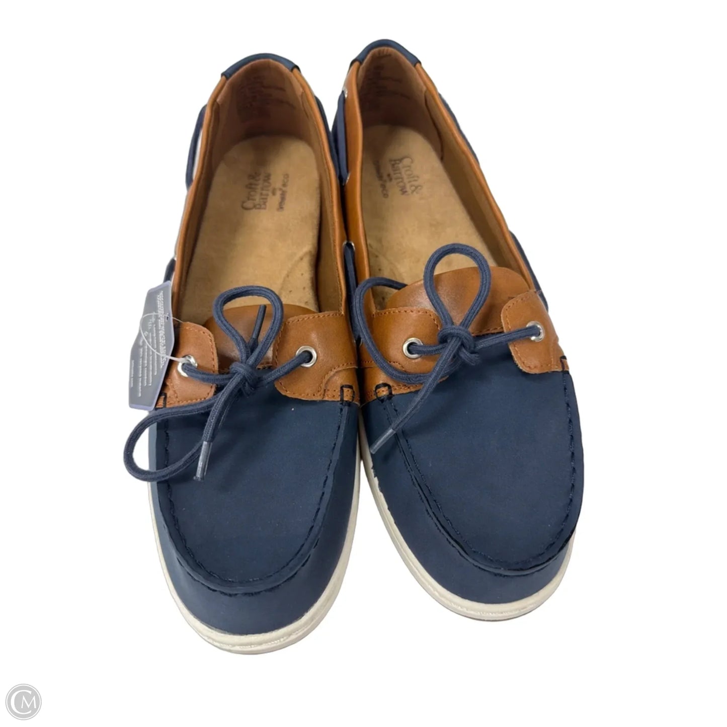 Shoes Flats By Croft And Barrow In Blue & Brown, Size: 10
