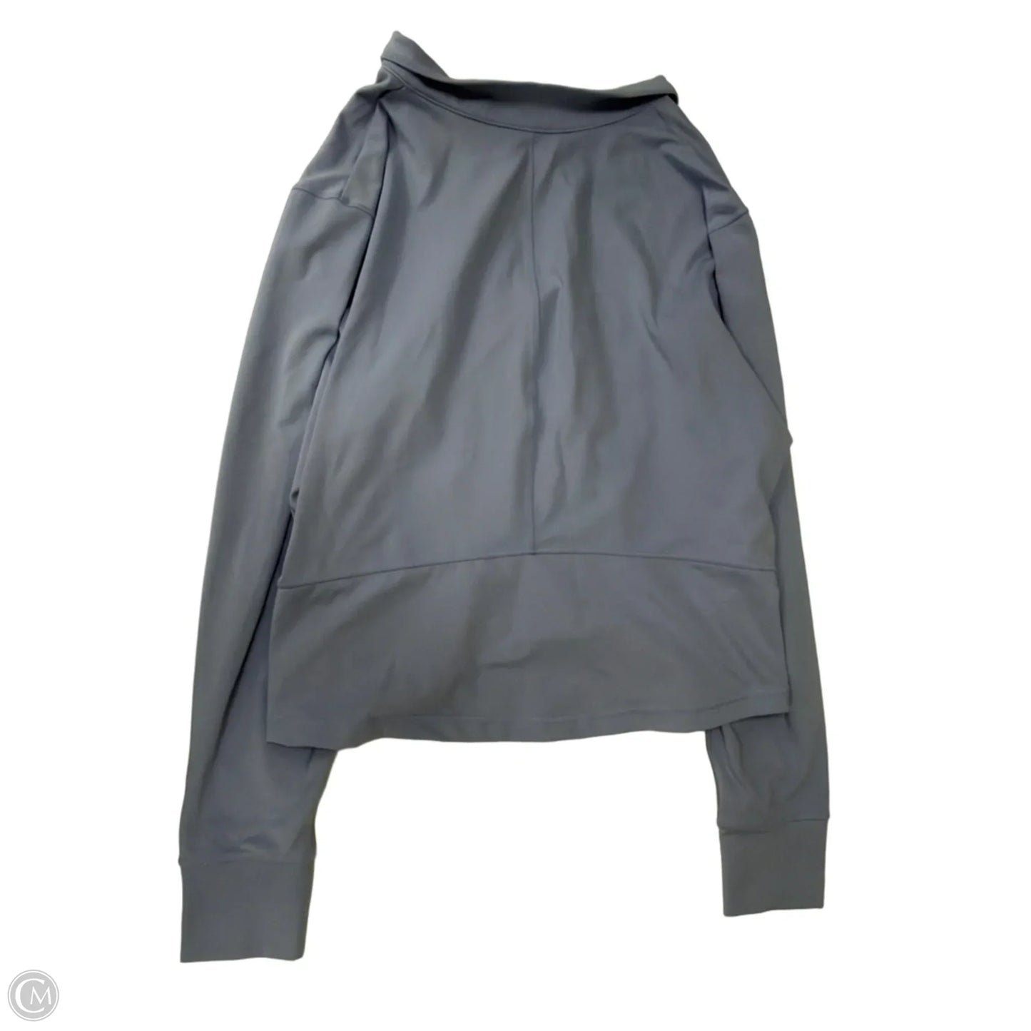 Athletic Top Long Sleeve Collar By Avia In Blue, Size: 2x