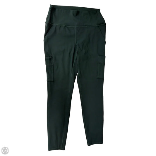 Athletic Leggings By Avalanche In Green, Size: L
