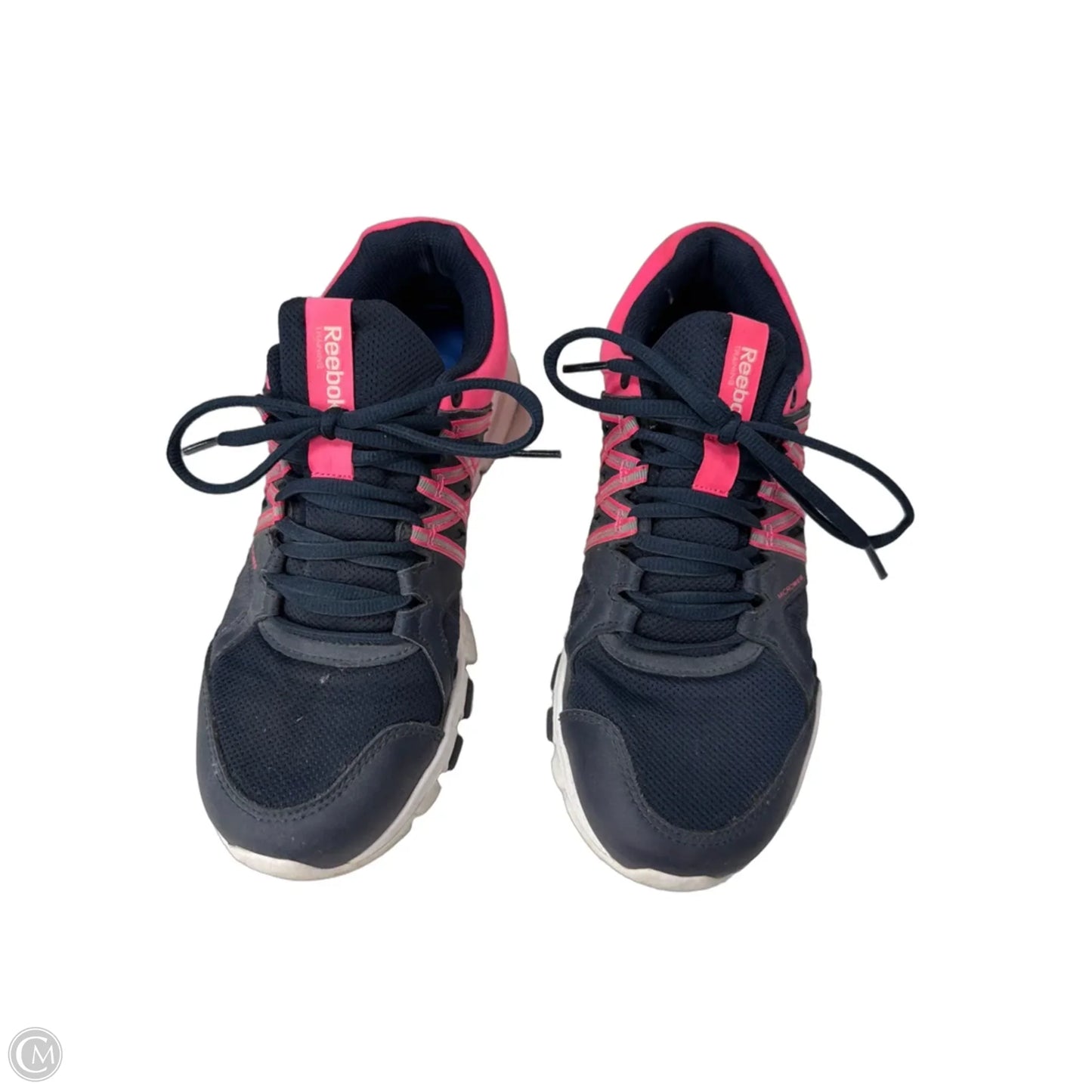 Shoes Athletic By Reebok In Blue & Pink, Size: 8.5