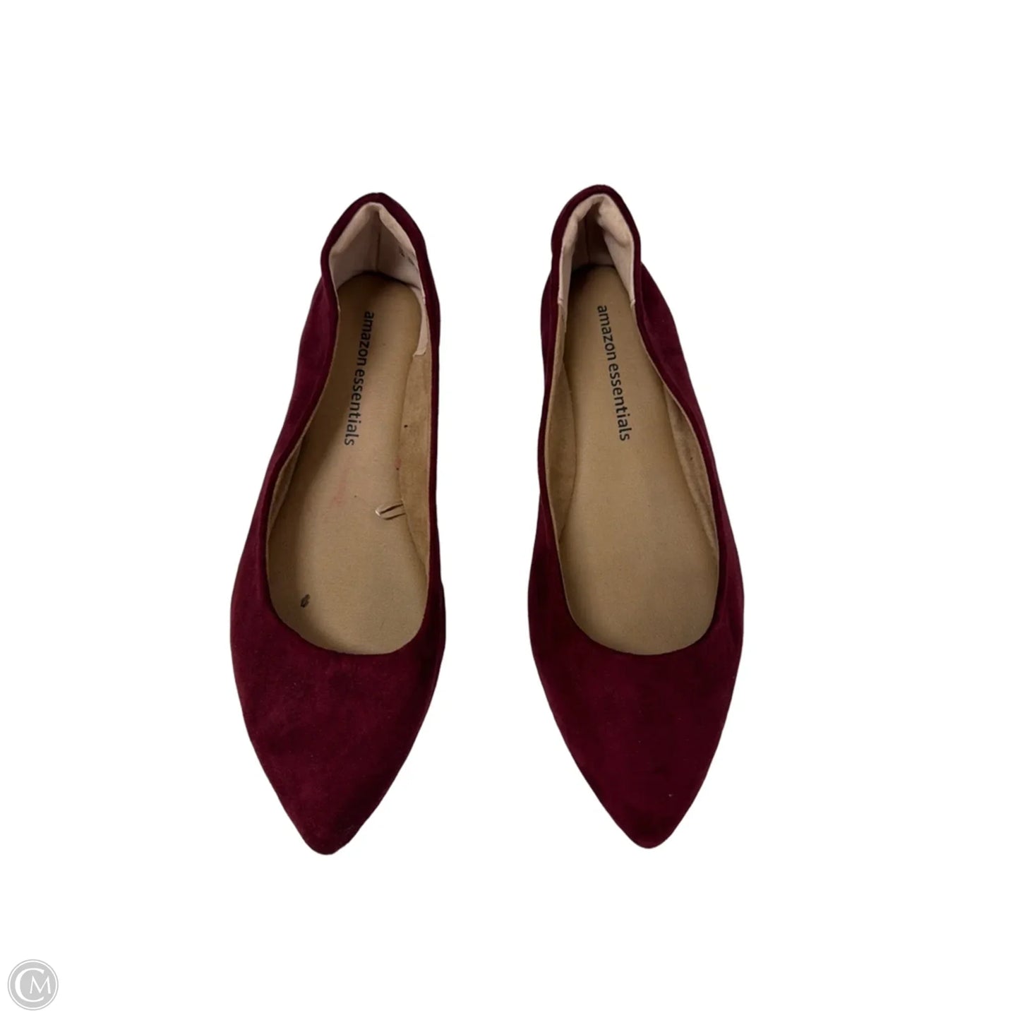Shoes Flats By Amazon Essentials In Red, Size: 7