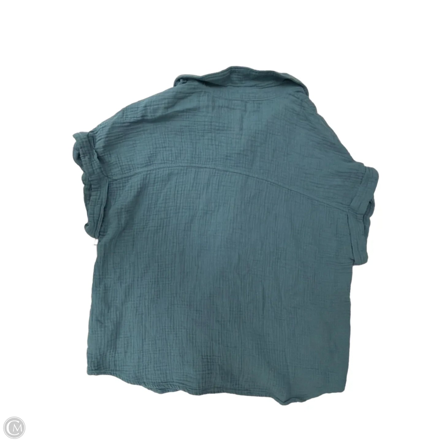 Top Short Sleeve By Jessica Simpson In Blue, Size: L