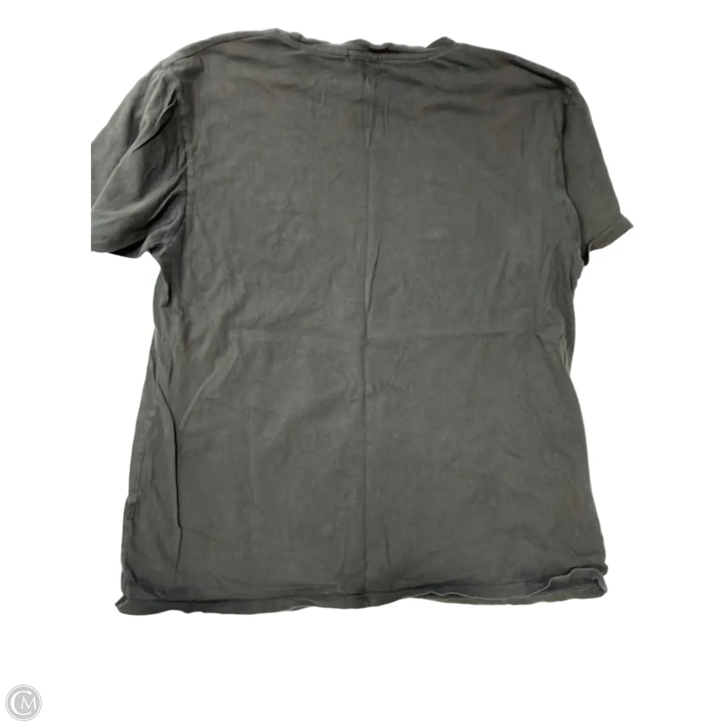 Top Short Sleeve By Originality In Grey, Size: L