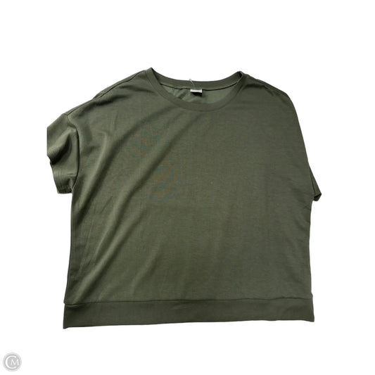 Top Short Sleeve By Clothes Mentor In Green, Size: Xl