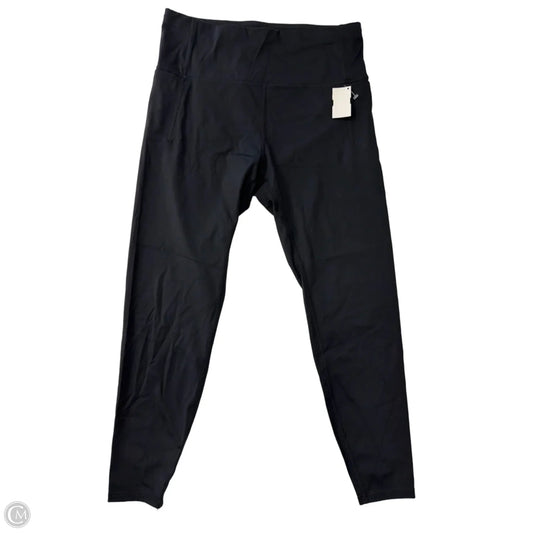 Athletic Leggings By Clothes Mentor In Black, Size: Xl