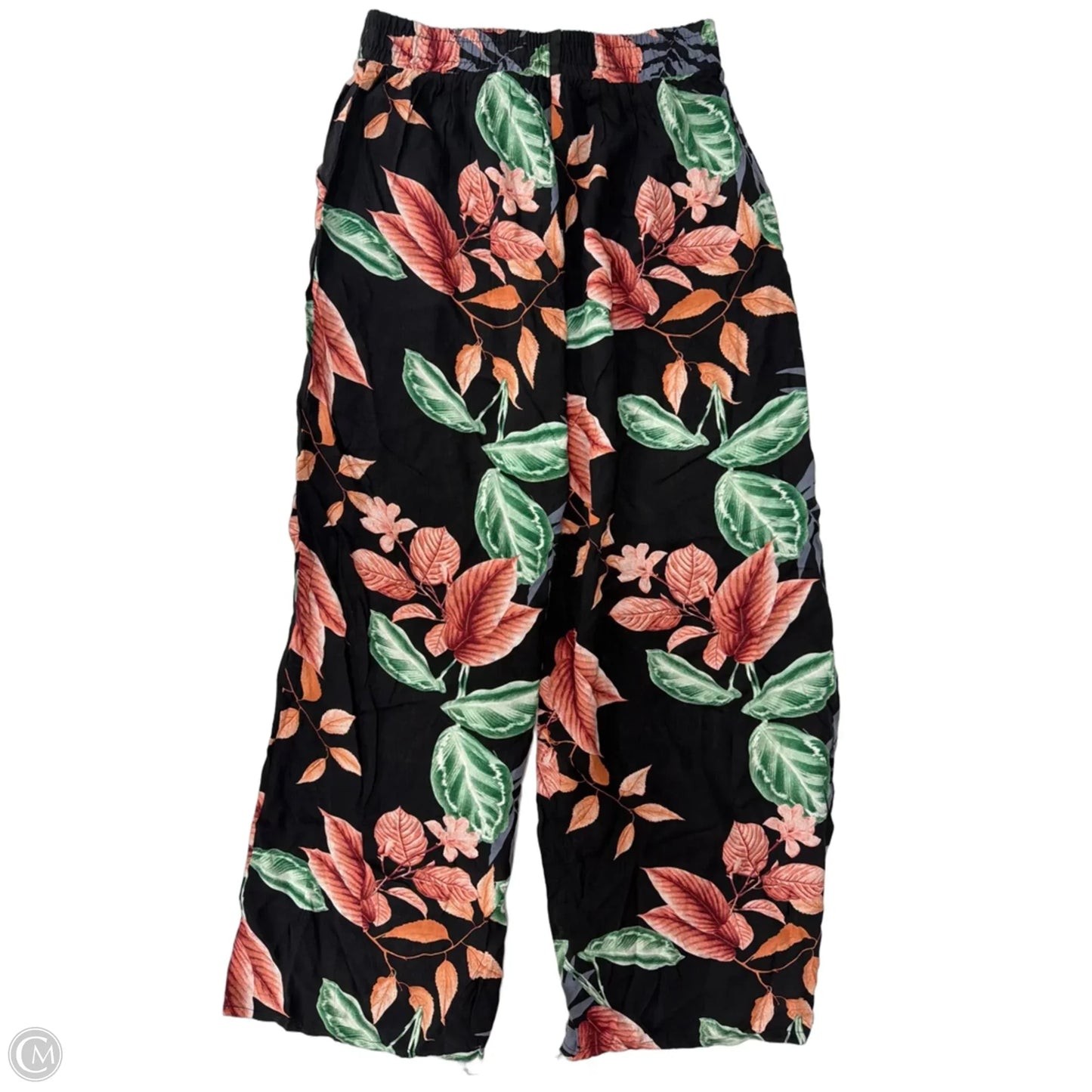 Pants Cropped By Clothes Mentor In Tropical Print, Size: 4