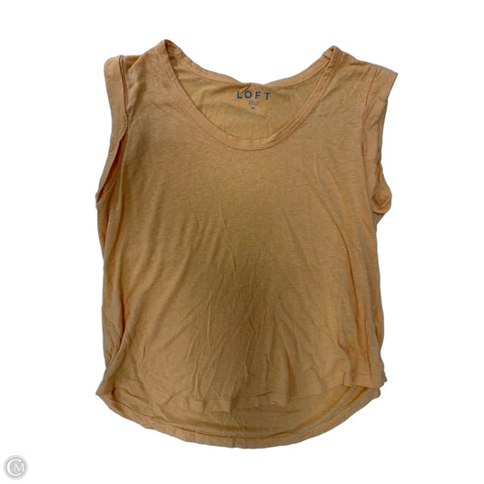 Top Short Sleeve By Loft In Orange, Size: M