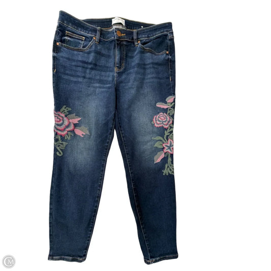 Jeans Skinny By Lane Bryant In Blue Denim, Size: 18