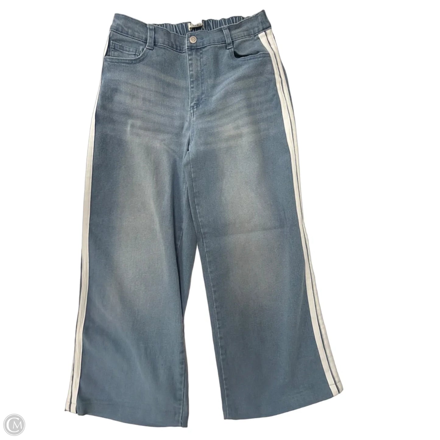 Jeans Wide Leg By No Comment In Blue Denim, Size: 8