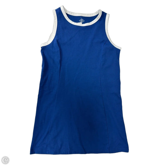Dress Casual Short By St Johns Bay In Blue & White, Size: S