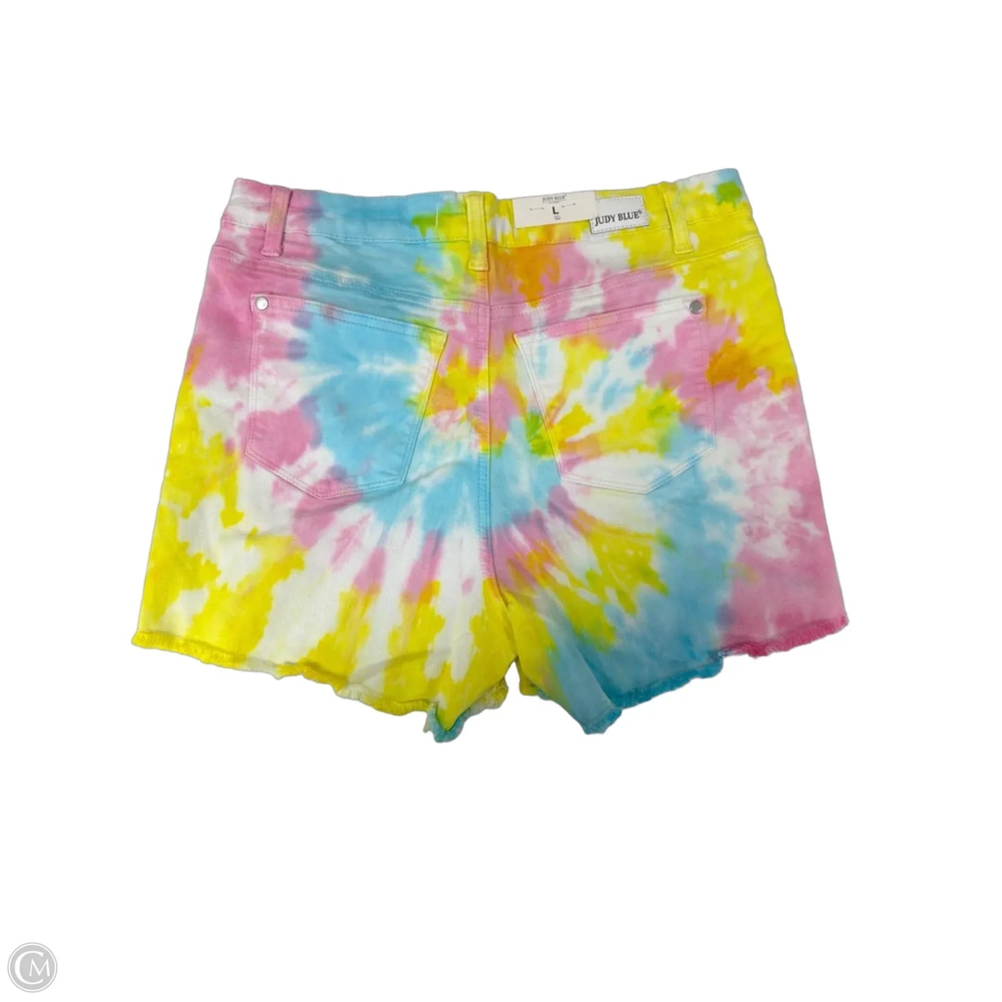 Shorts By Judy Blue In Tie Dye Print, Size: 12