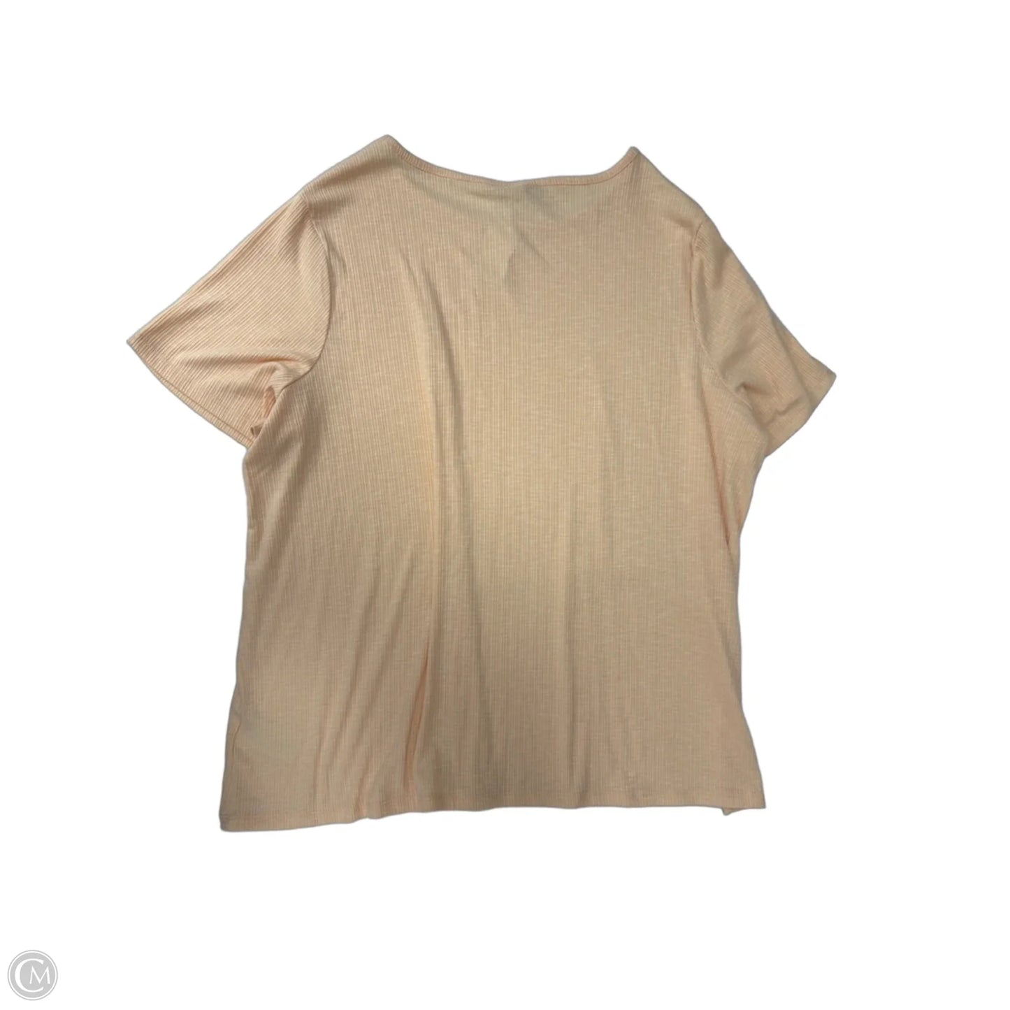 Top Short Sleeve By Old Navy In Peach, Size: 1x