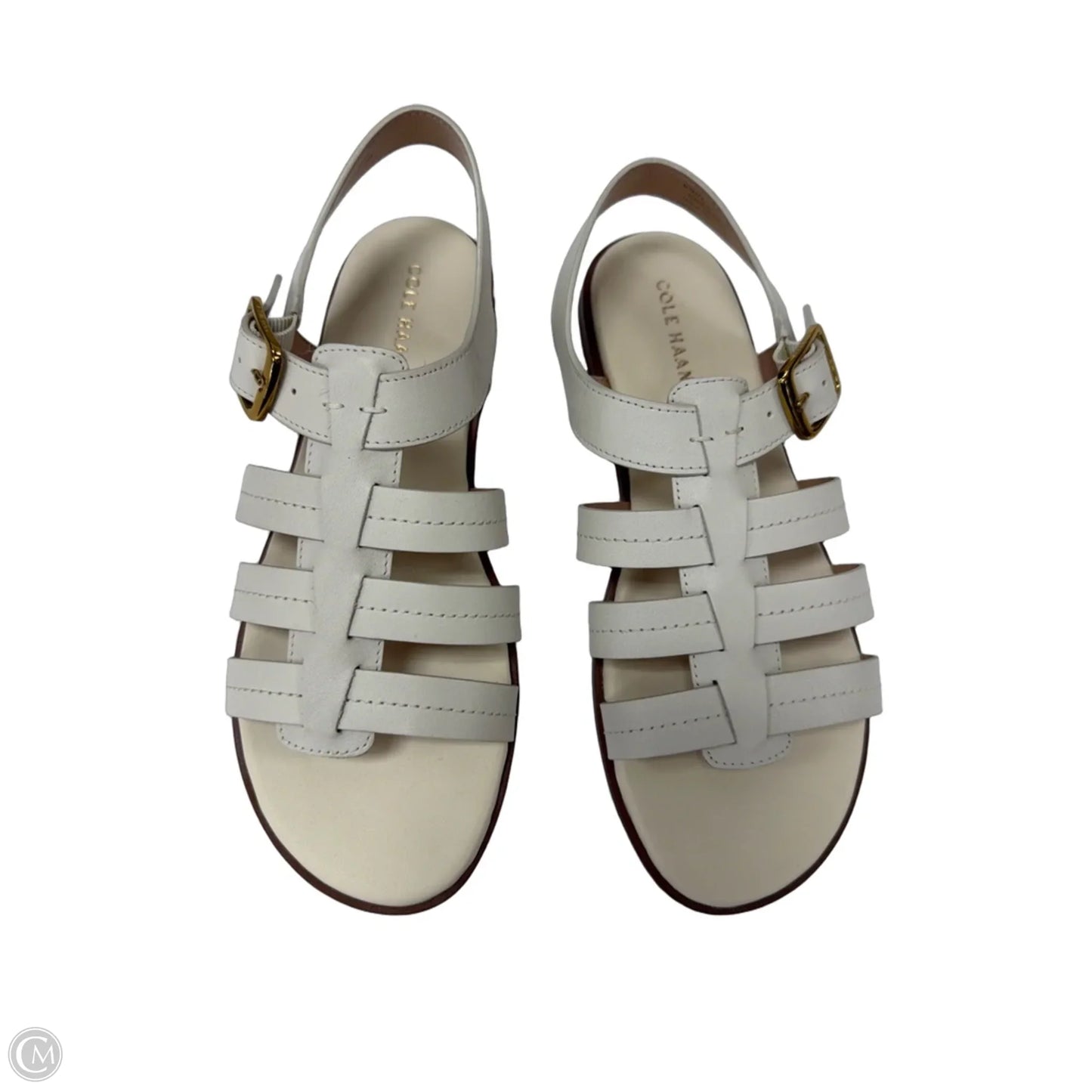 Sandals Flats By Cole-haan In Beige, Size: 8