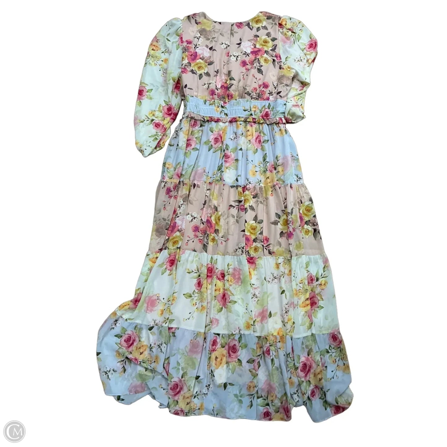Dress Casual Maxi By Cmc In Floral Print, Size: 1x