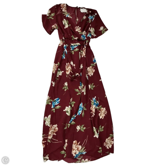 Dress Casual Maxi By Cupshe In Floral Print, Size: S