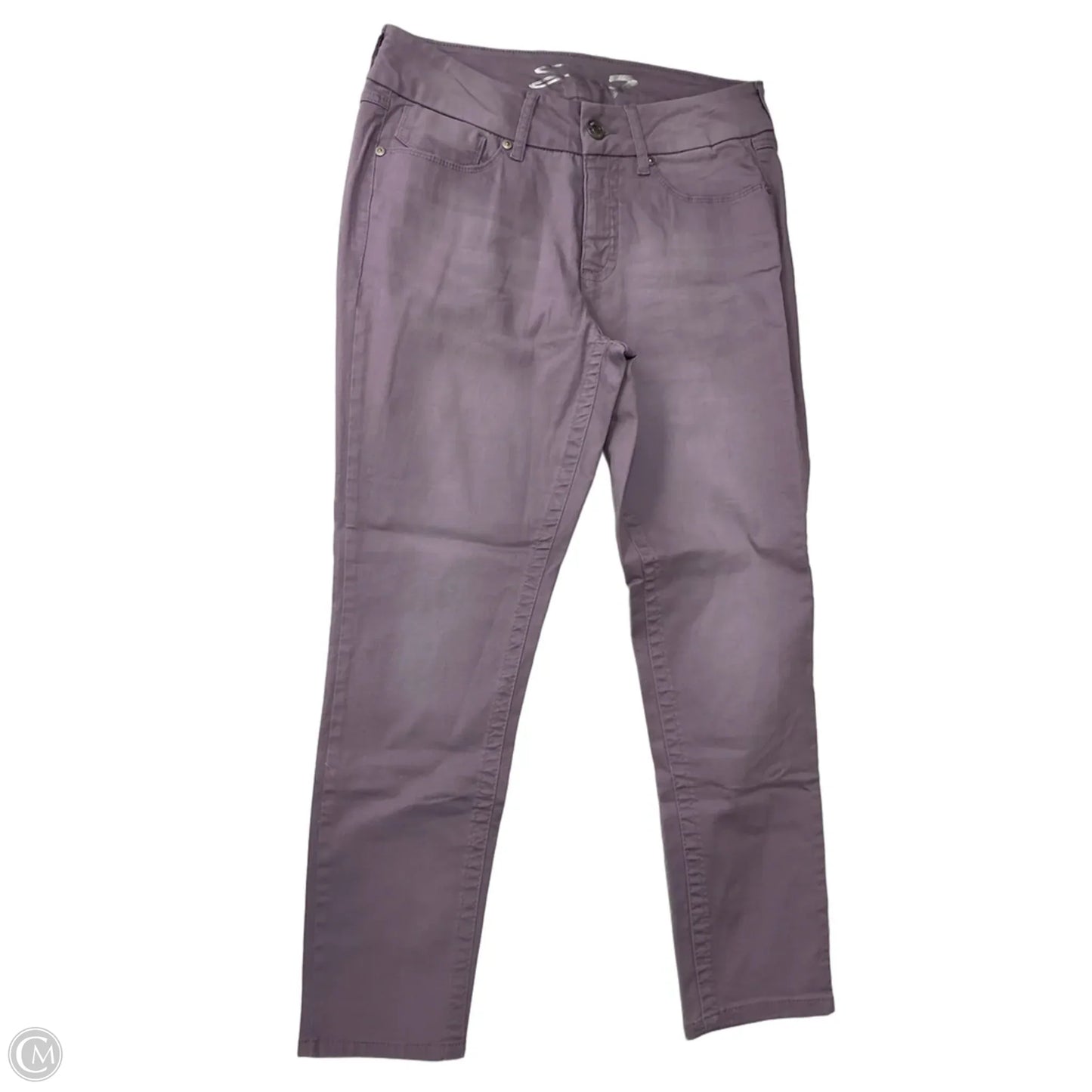 Jeans Skinny By Seven 7 In Purple Denim, Size: 12