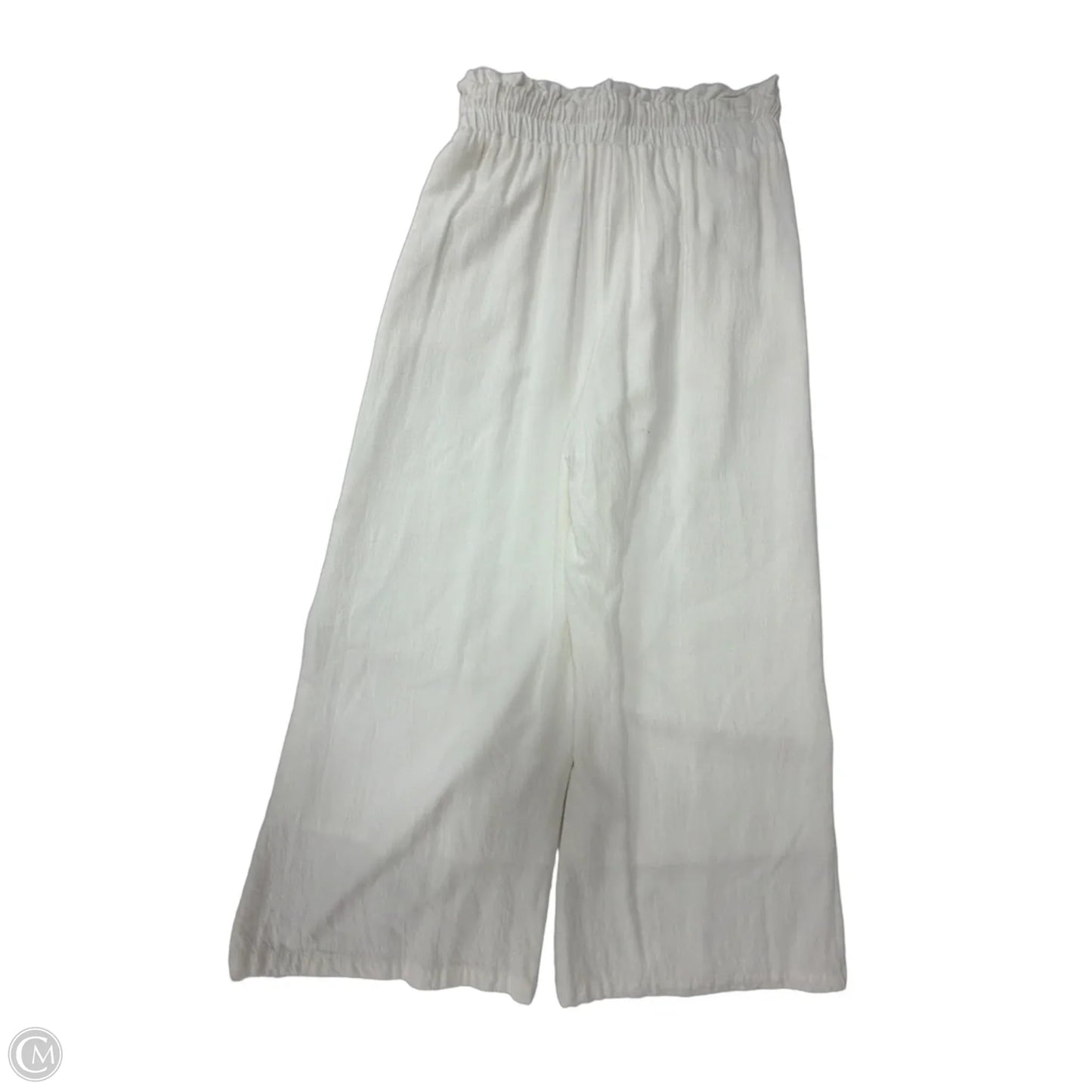 Pants Linen By Clothes Mentor In White, Size: 4
