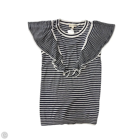 Top Sleeveless By Maison Jules In Striped Pattern, Size: S