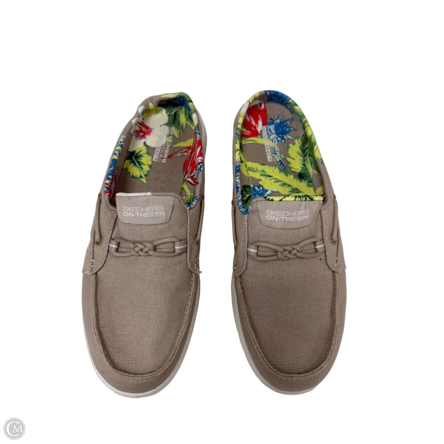 Shoes Flats By Skechers In Grey, Size: 9.5