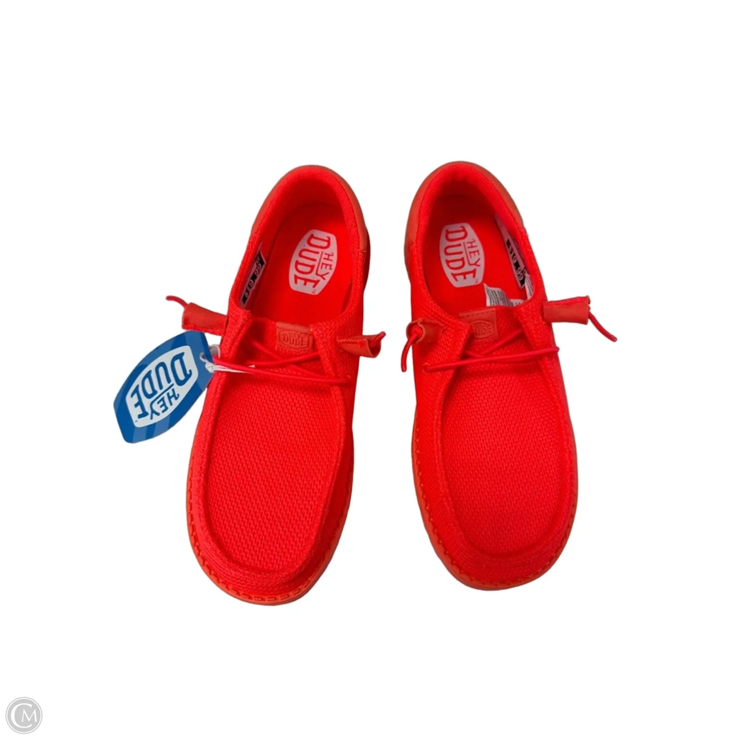 Shoes Flats By Hey Dude In Orange, Size: 9
