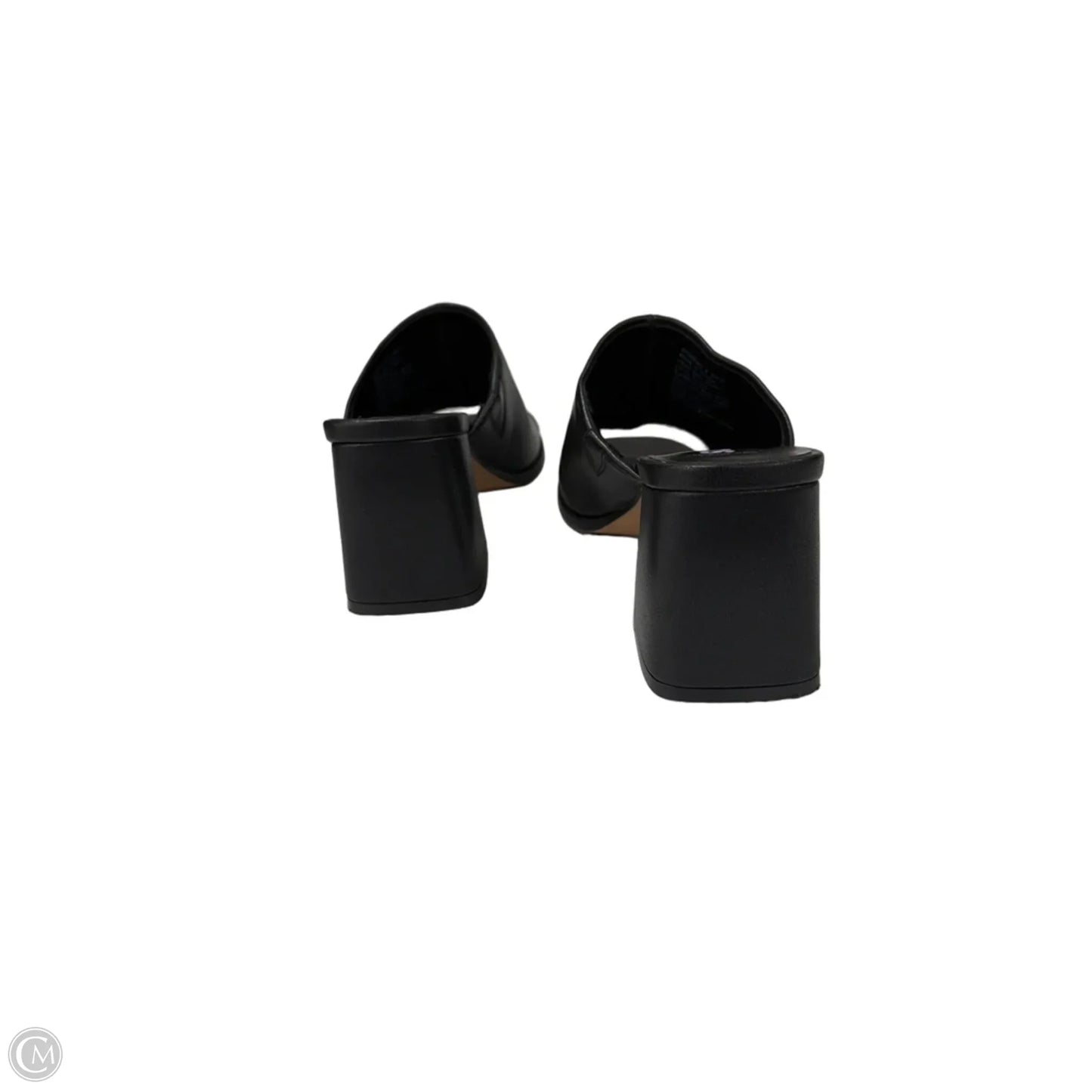 Sandals Heels Block By So In Black, Size: 6