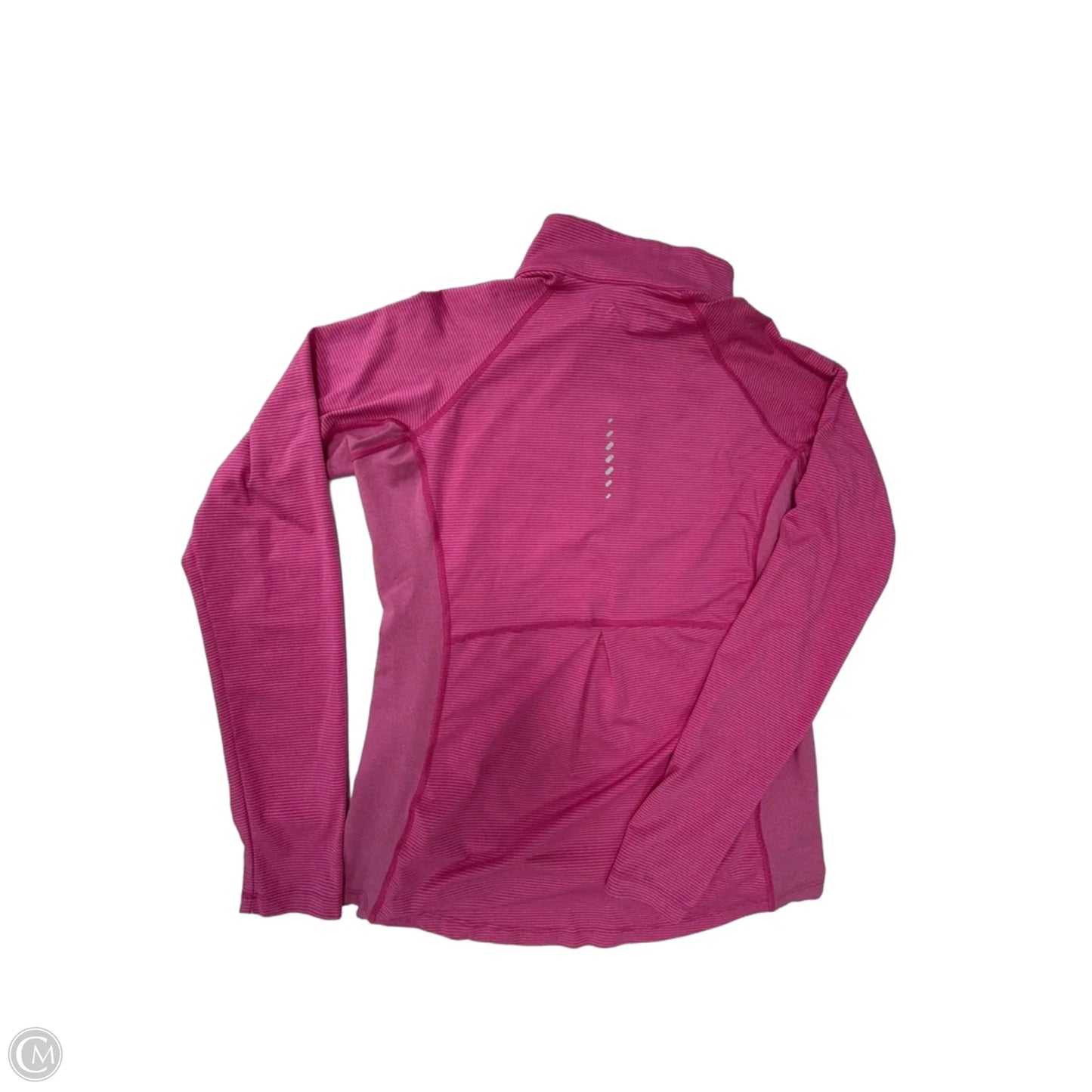 Athletic Top Long Sleeve Collar By Columbia In Pink, Size: M