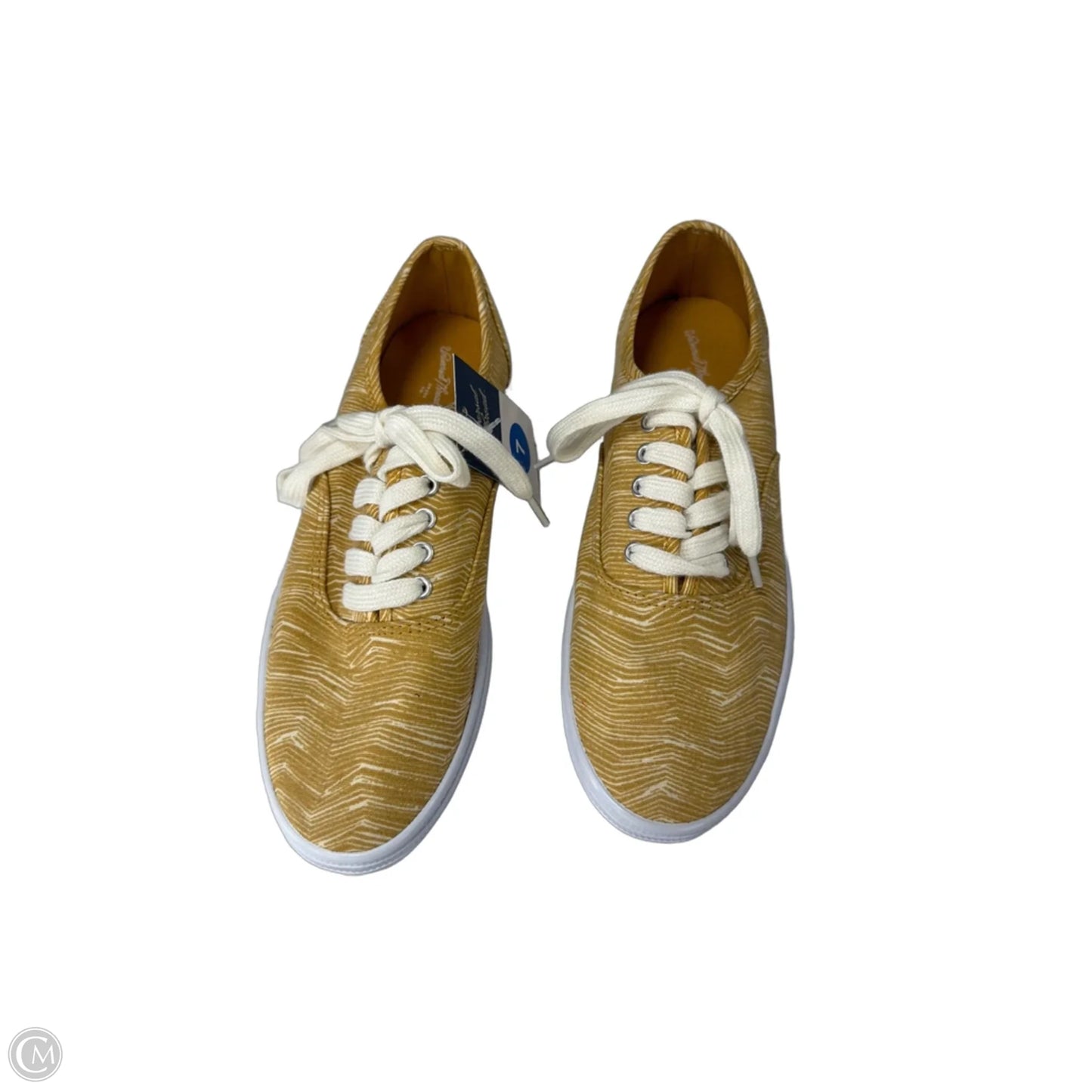 Shoes Sneakers By Universal Thread In Yellow, Size: 7