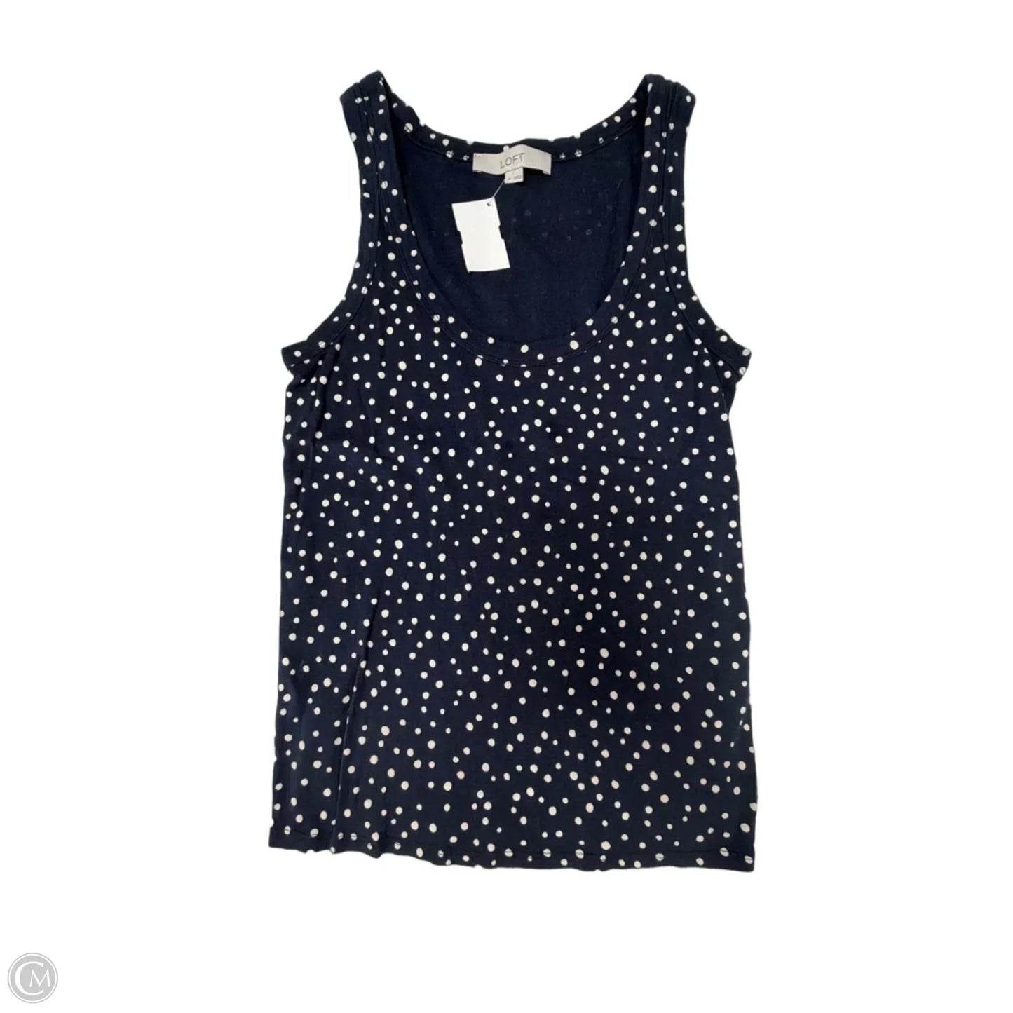 Tank Top By Loft In Polkadot Pattern, Size: M
