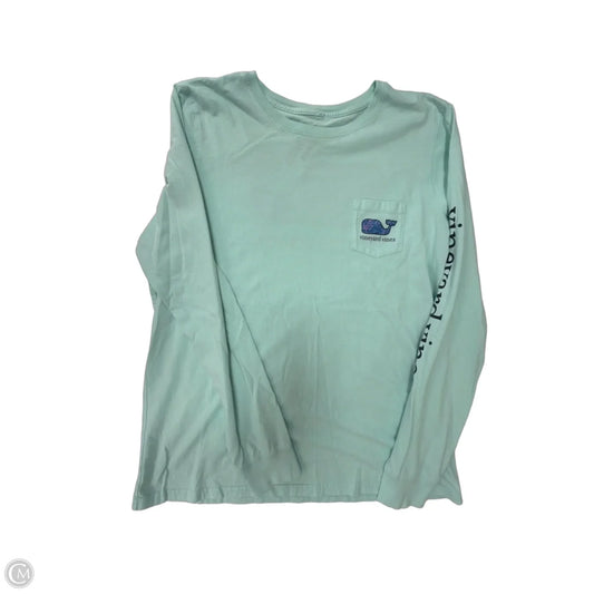 Top Long Sleeve By Vineyard Vines In Green, Size: L