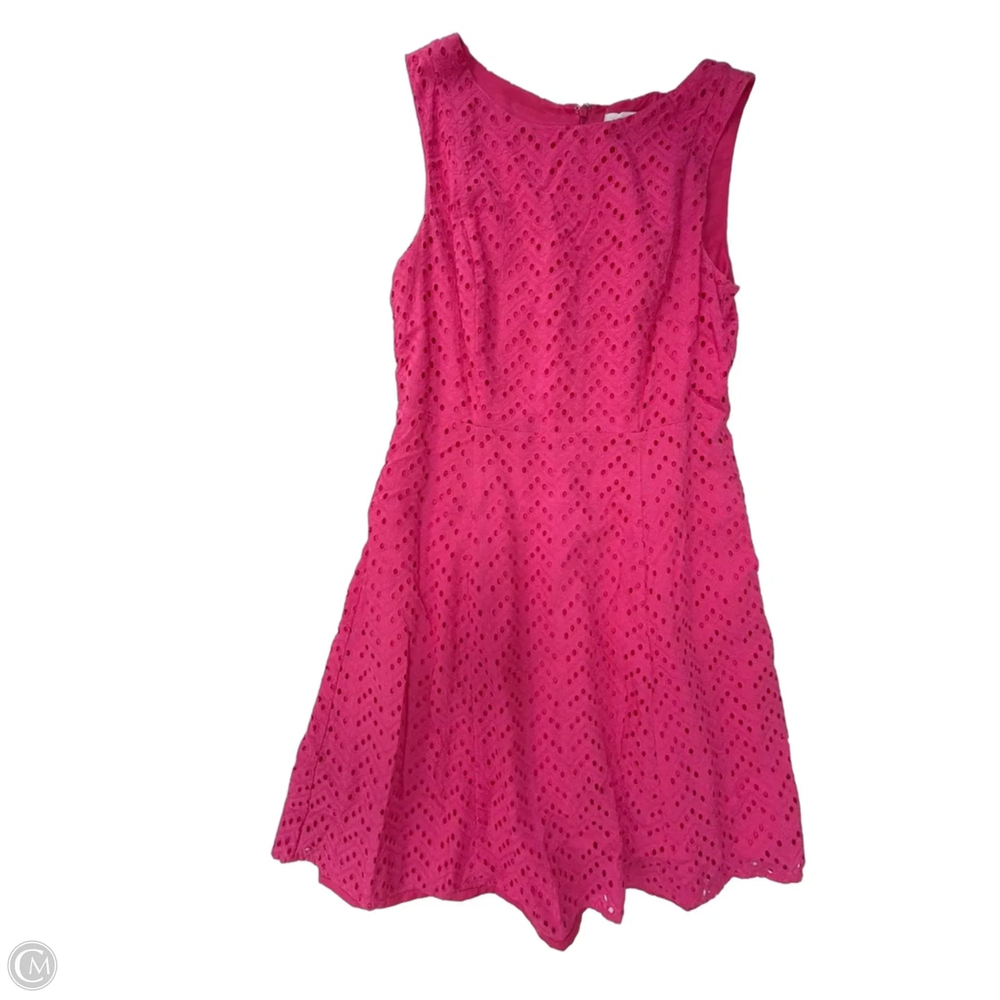 Dress Casual Midi By Liz Claiborne In Pink, Size: M